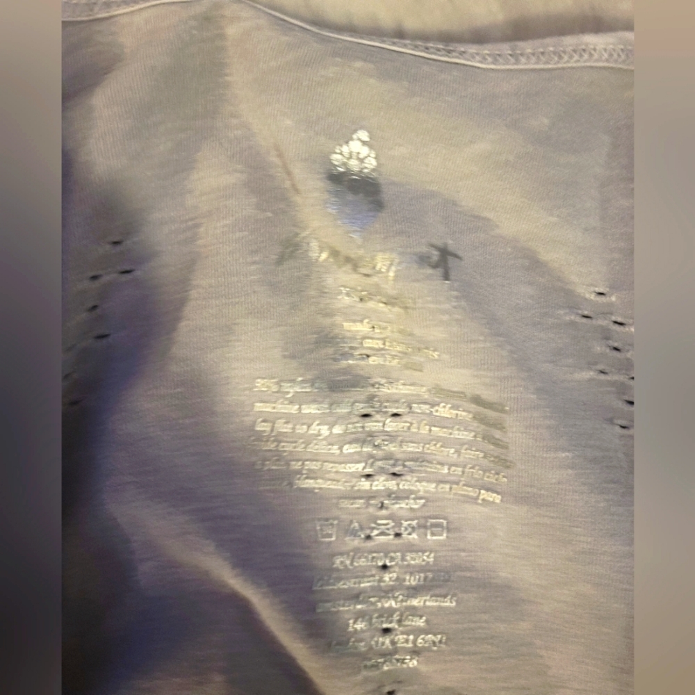 Free People Movement Good Karma Long Sleeve Onesie Leotard Ice Grey XS/S NEW! - Picture 6 of 8